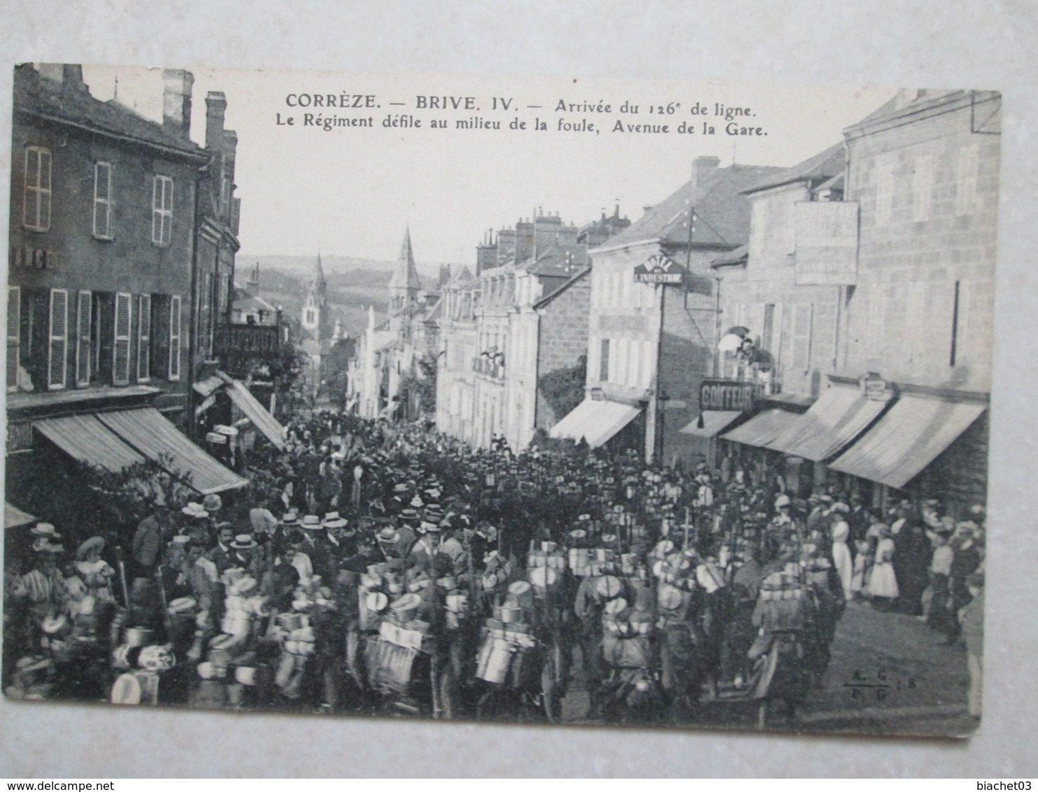 Arrivée Du 126e De Ligne - Brive La Gaillarde