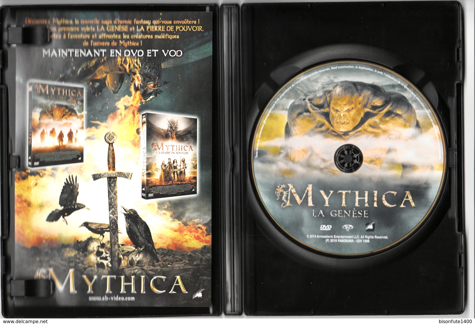 Mythica : La Genèse - La Pierre Du Pouvoir - La Nécromancienne. : Série Complète En 3 DVD Distincts ( Voir Photos ) - Fantasy