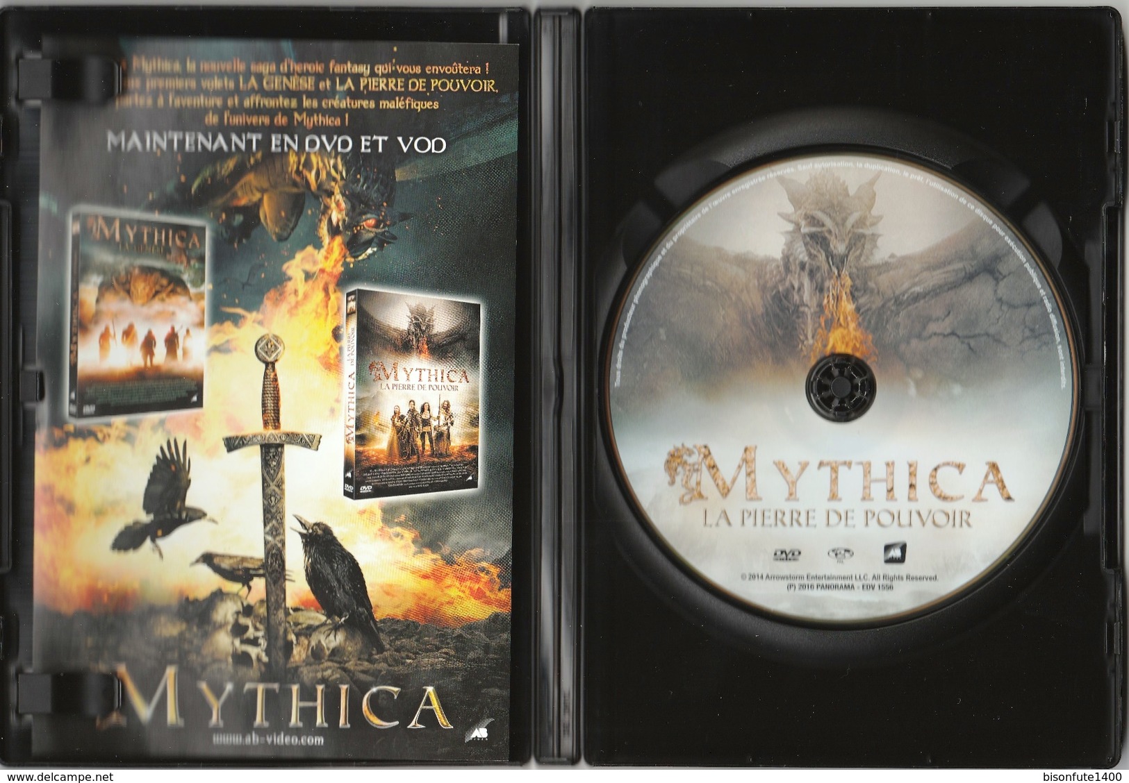 Mythica : La Genèse - La Pierre Du Pouvoir - La Nécromancienne. : Série Complète En 3 DVD Distincts ( Voir Photos ) - Fantasy