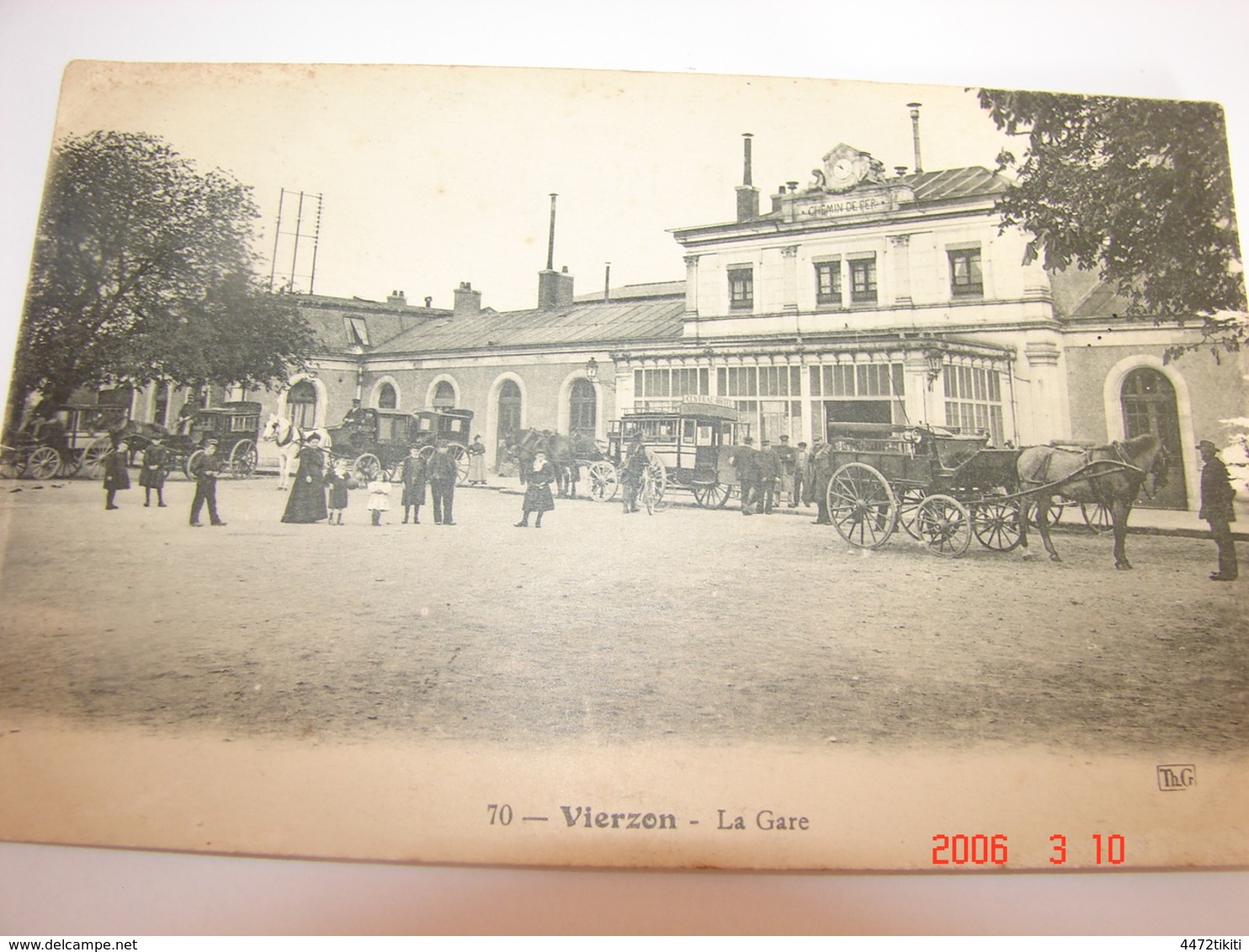 C.P.A.- Vierzon (18) - La Gare - 1915 - SUP (AX 93) - Vierzon