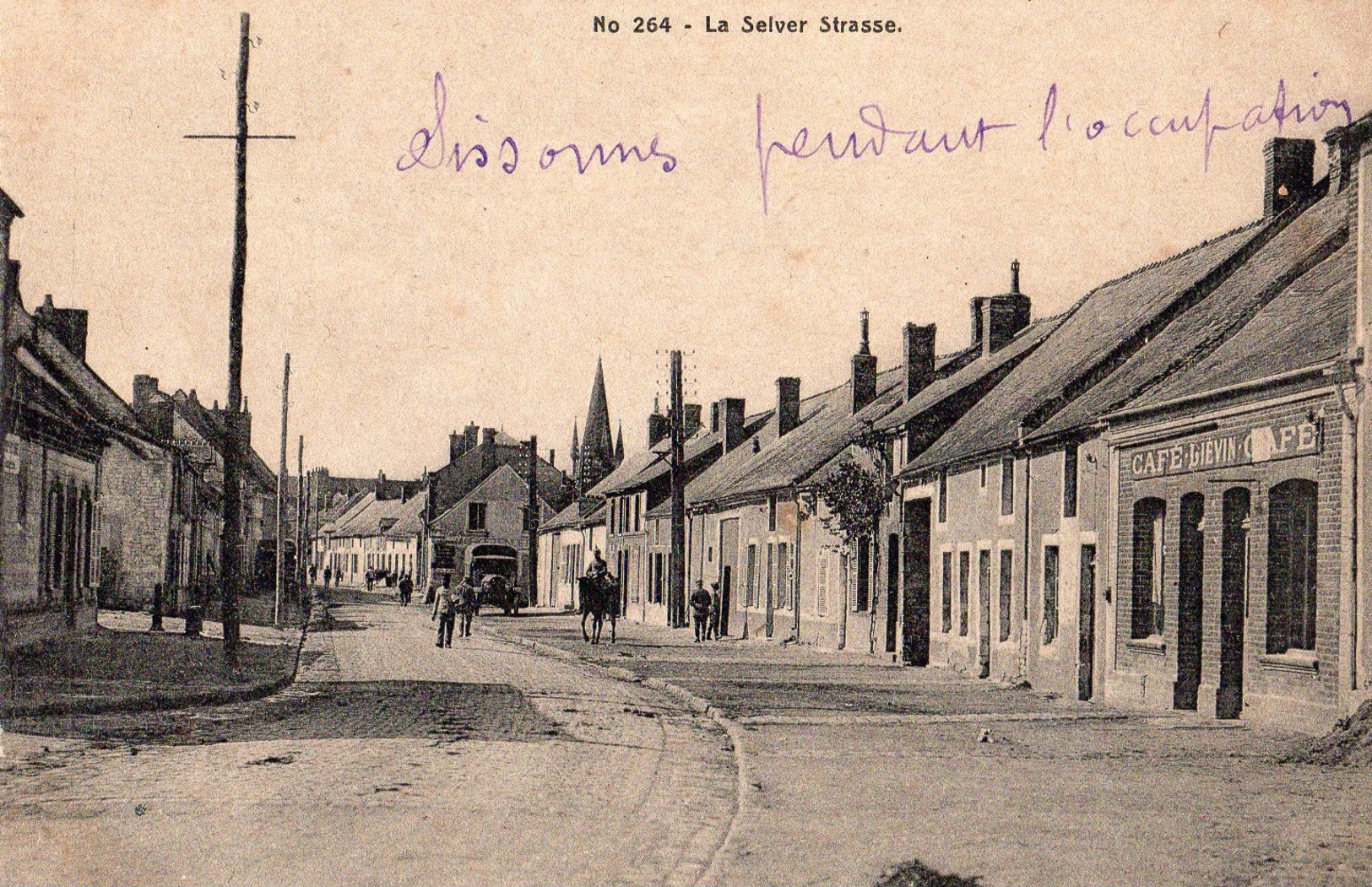 02 Sissonne - La Selver Strasse - Rue De La Selve - Non Circulée - Sissonne