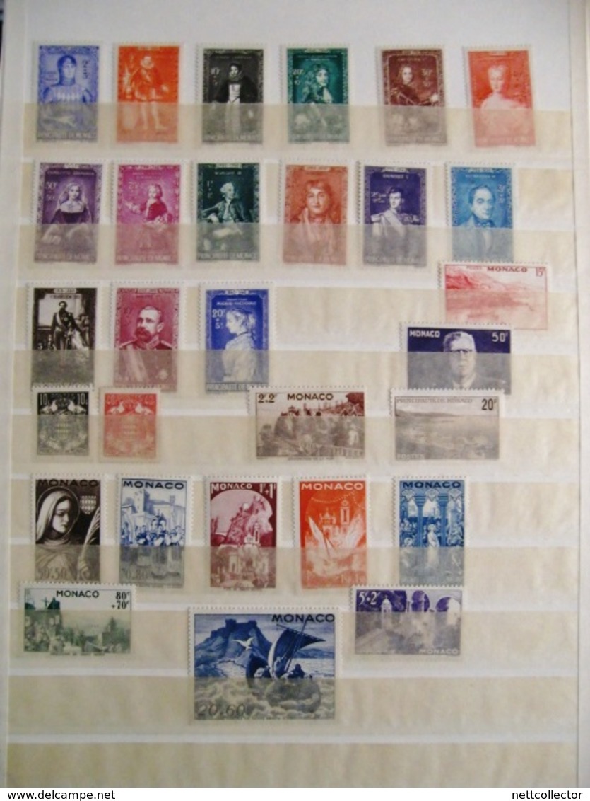 MONACO TB COLLECTION TIMBRES MAJ. NEUFS** SUP. /  COTE  IMPORTANTE