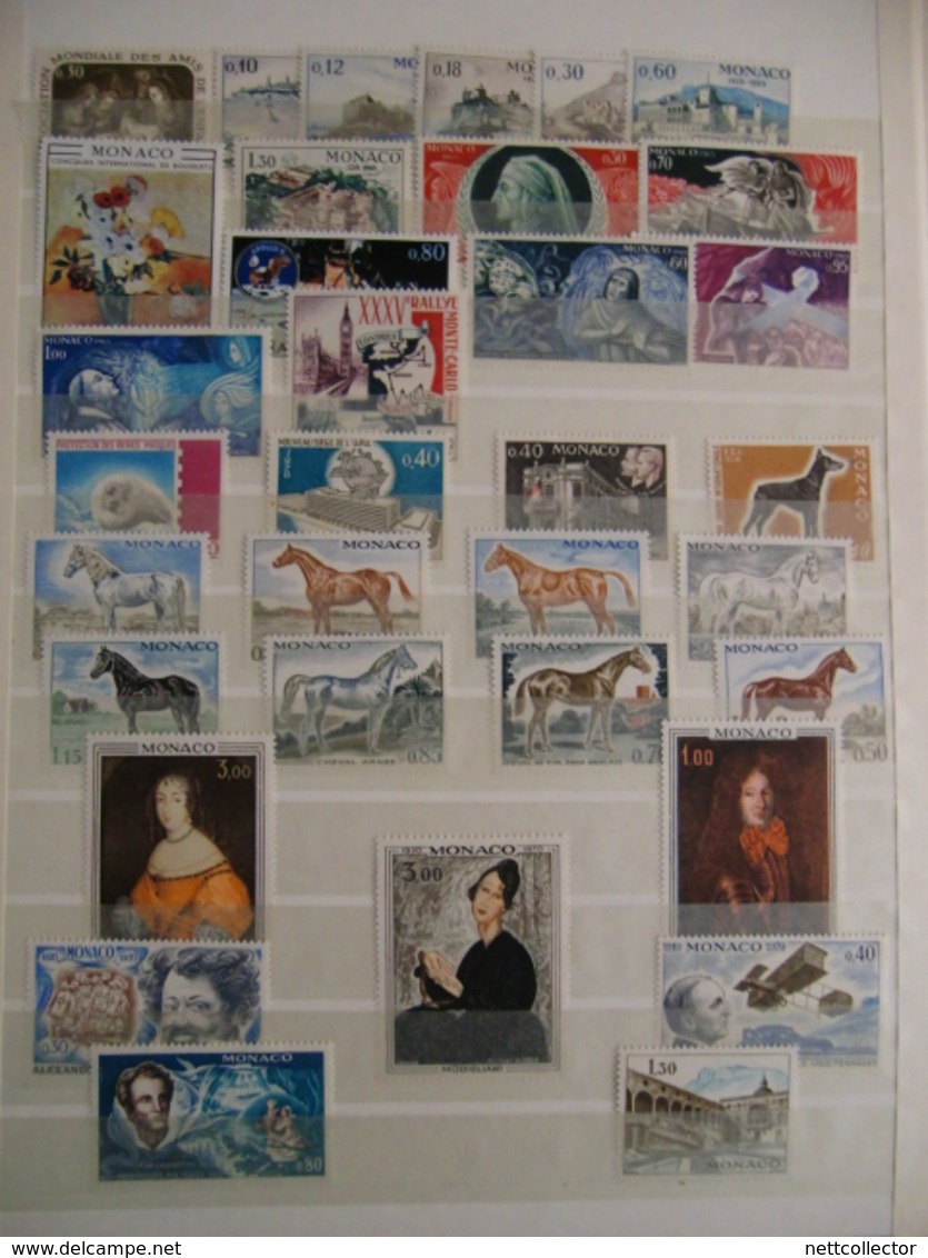 MONACO TB COLLECTION TIMBRES MAJ. NEUFS** SUP. /  COTE  IMPORTANTE