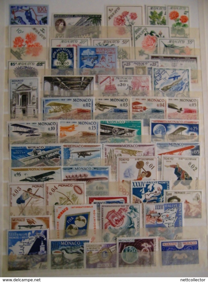 MONACO TB COLLECTION TIMBRES MAJ. NEUFS** SUP. /  COTE  IMPORTANTE