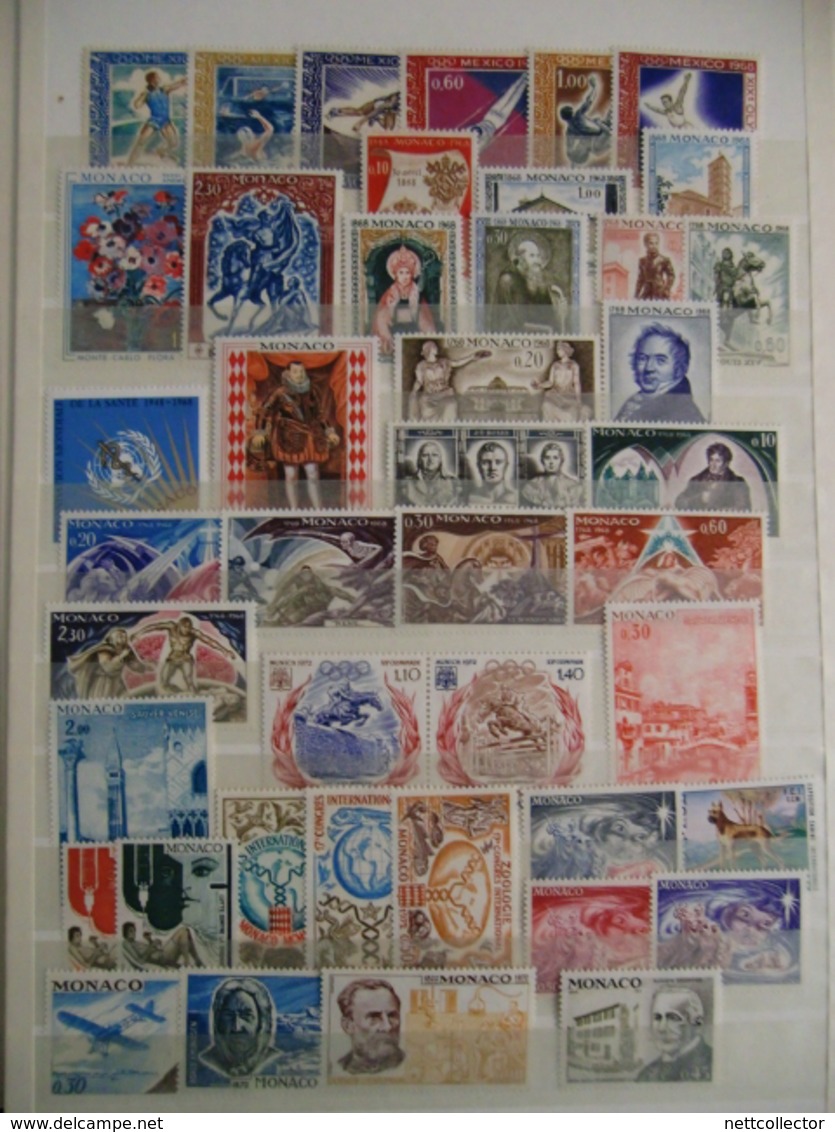 MONACO TB COLLECTION TIMBRES MAJ. NEUFS** SUP. /  COTE  IMPORTANTE