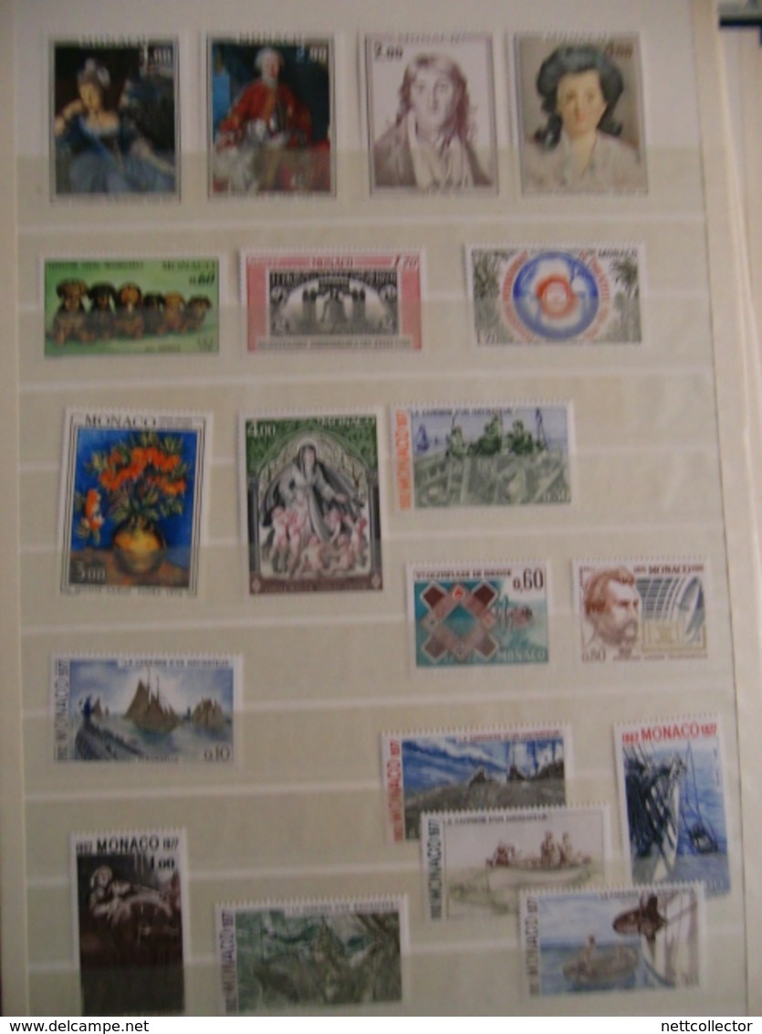 MONACO TB COLLECTION TIMBRES MAJ. NEUFS** SUP. /  COTE  IMPORTANTE