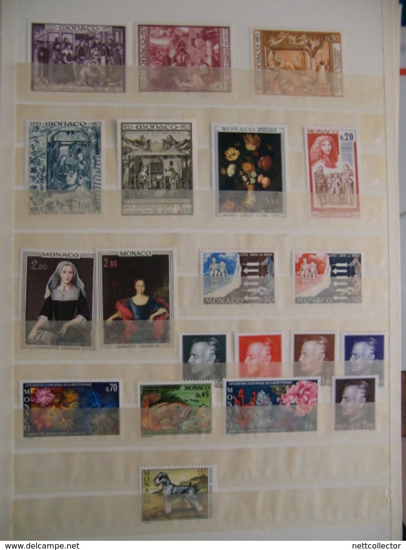 MONACO TB COLLECTION TIMBRES MAJ. NEUFS** SUP. /  COTE  IMPORTANTE