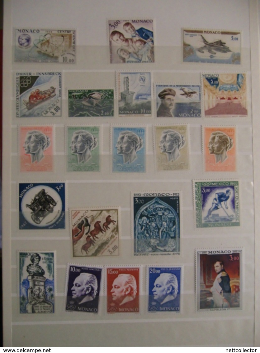 MONACO TB COLLECTION TIMBRES MAJ. NEUFS** SUP. /  COTE  IMPORTANTE