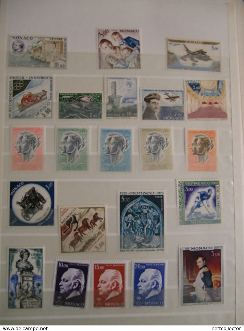 MONACO TB COLLECTION TIMBRES MAJ. NEUFS** SUP. /  COTE  IMPORTANTE