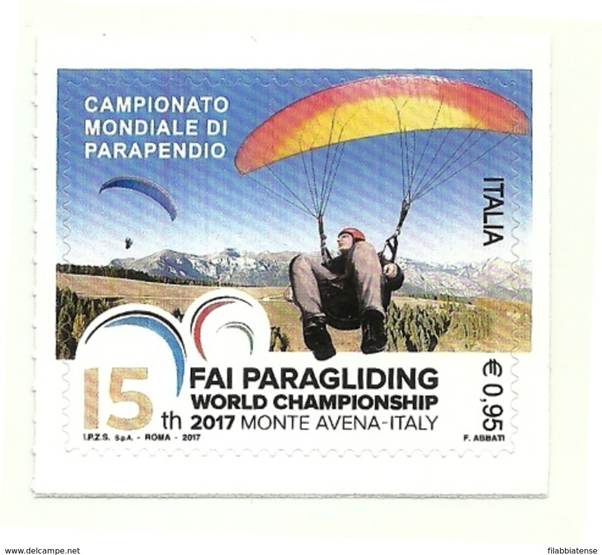 2017 - Italia 3827 Parapendio ---- - Paracadutismo