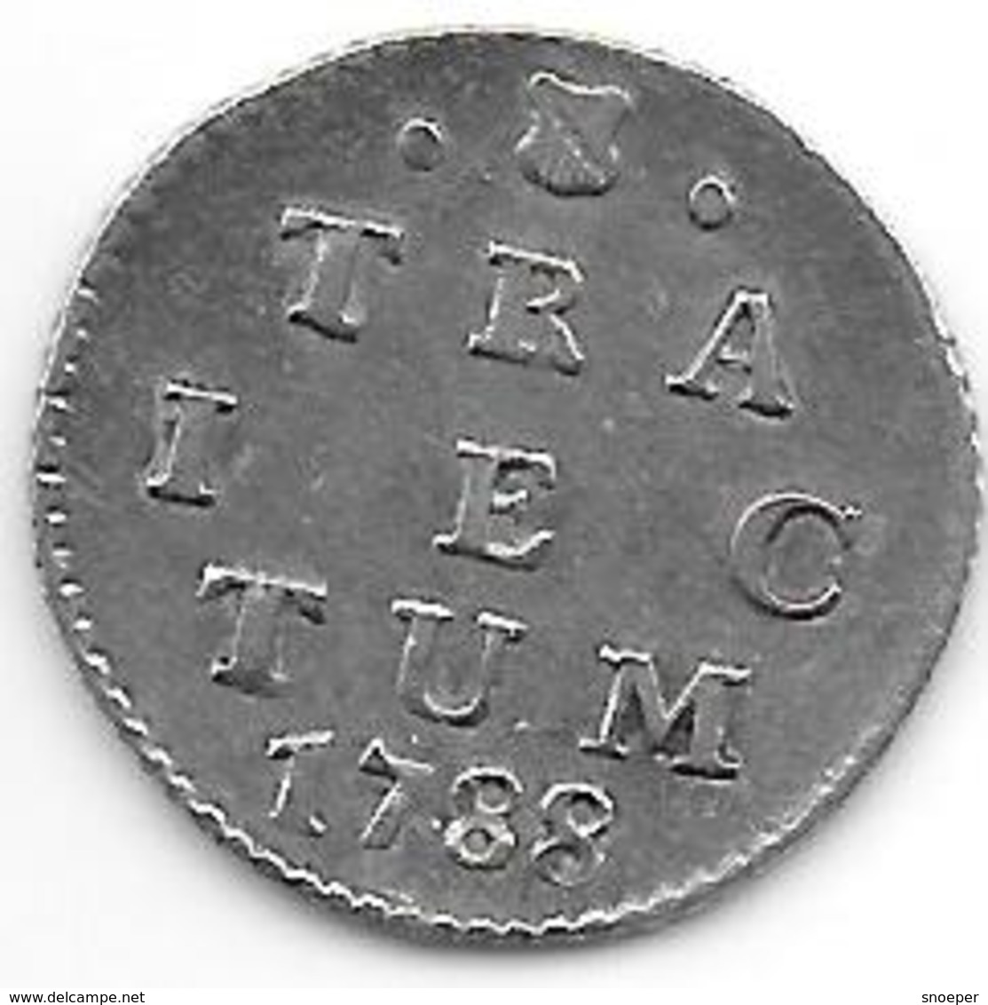 * Utrecht 2 Stuivers 1788 Kabelrand!!!cable Board Xf++catalog Val 100$ - Monedas Provinciales