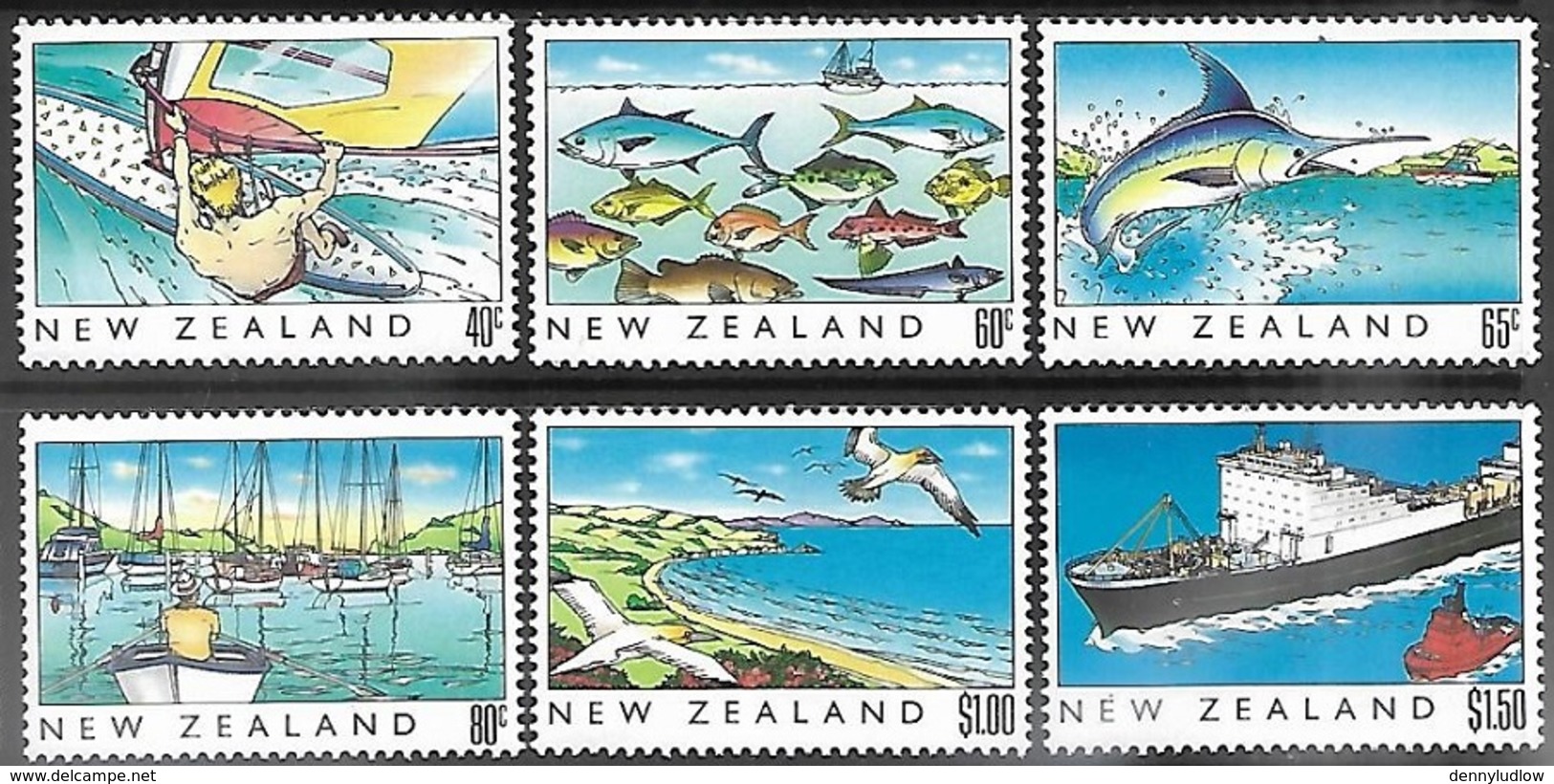 NZ  1989  Sc#964-9  Heritage Set Of 6 MNH  2016 Scott Value $6.20 - Neufs