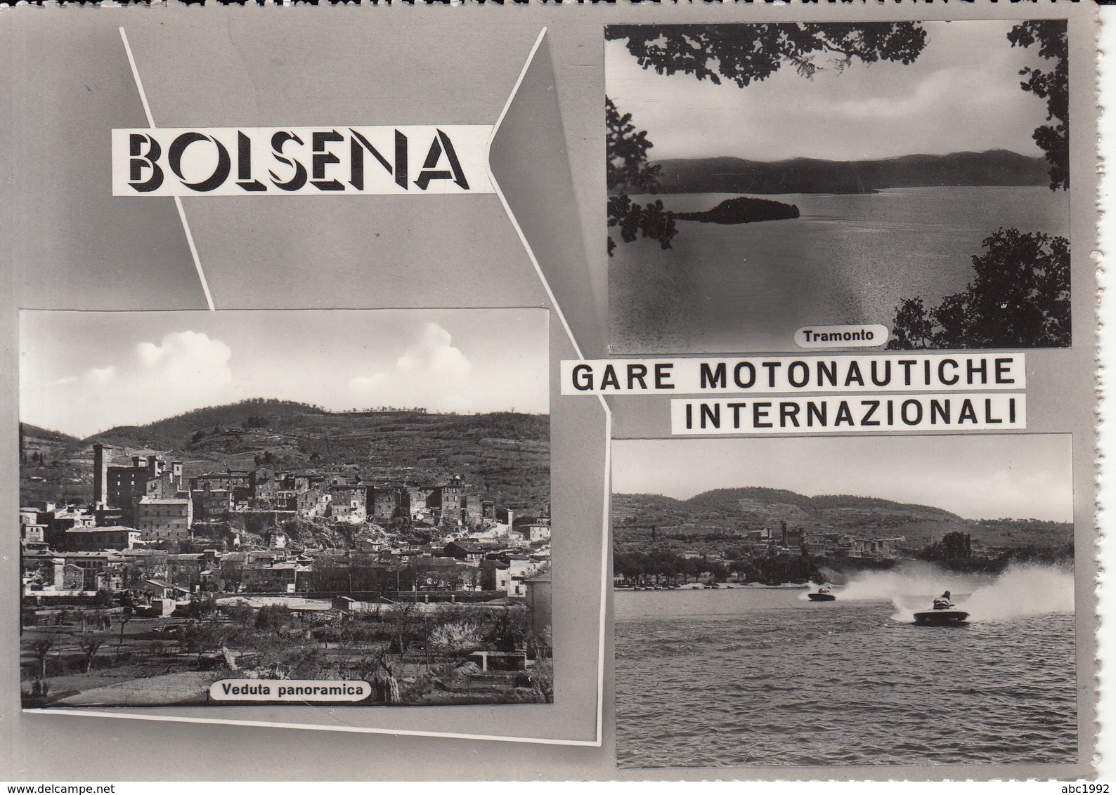 95 -  Bolsena - Gare Motonautiche Internazionali - Autres & Non Classés