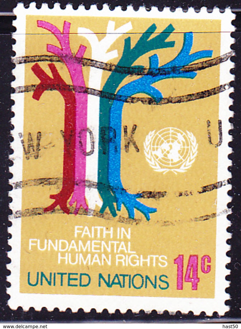 UN New York - „Glaube An Die Grundrechte Des Menschen“ (Mi.Nr.: 329) 1979 - Gest Used Obl - Usati
