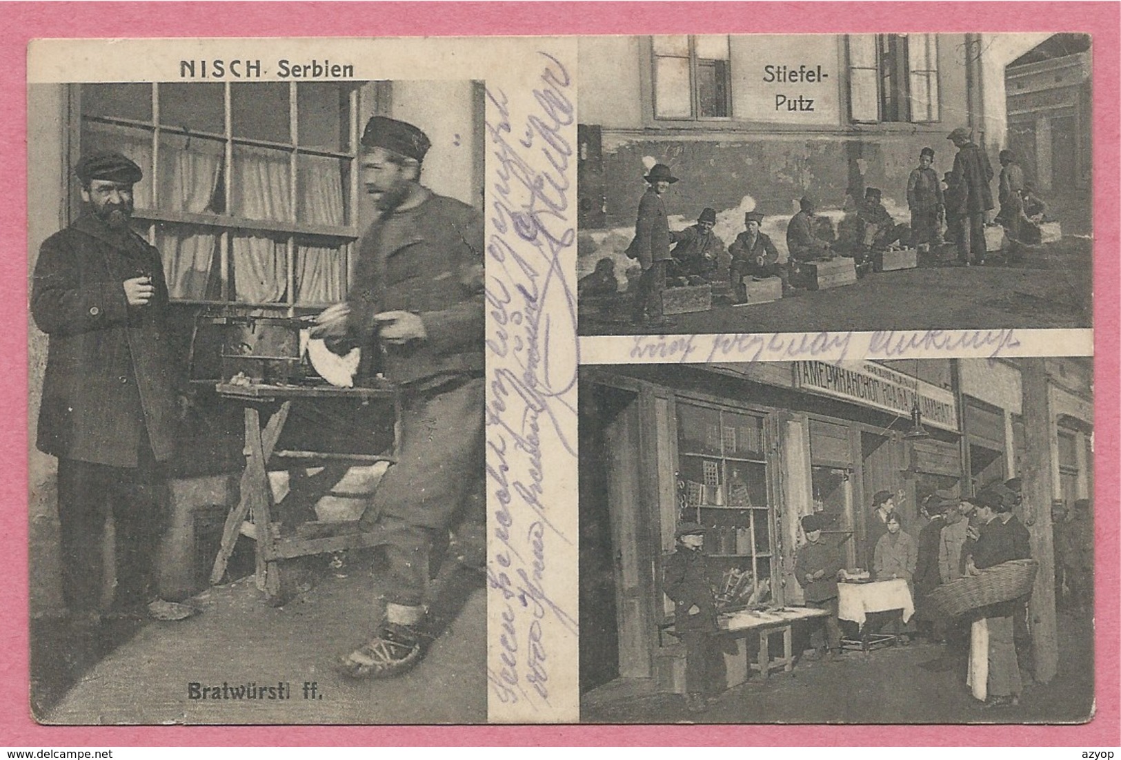 Serbia - Serbien - NISCH - Commerces - Marchands - Feldpost - Guerre 14/18 - Feldpoststation N° 176 - Serbie