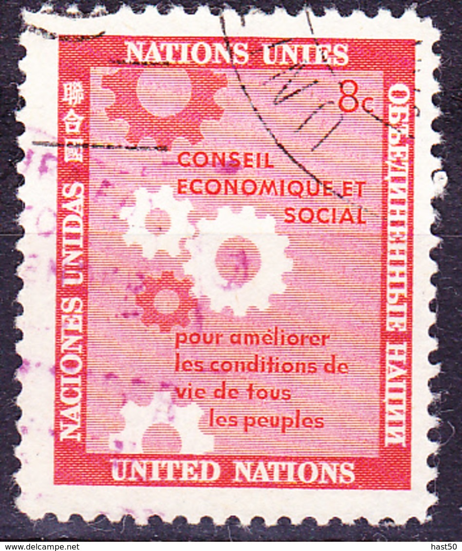 UN New York - Wirtschafts- Und Sozialrat (ECOSOC) (Mi.Nr.: 73) 1958 - Gest Used Obl - Gebraucht