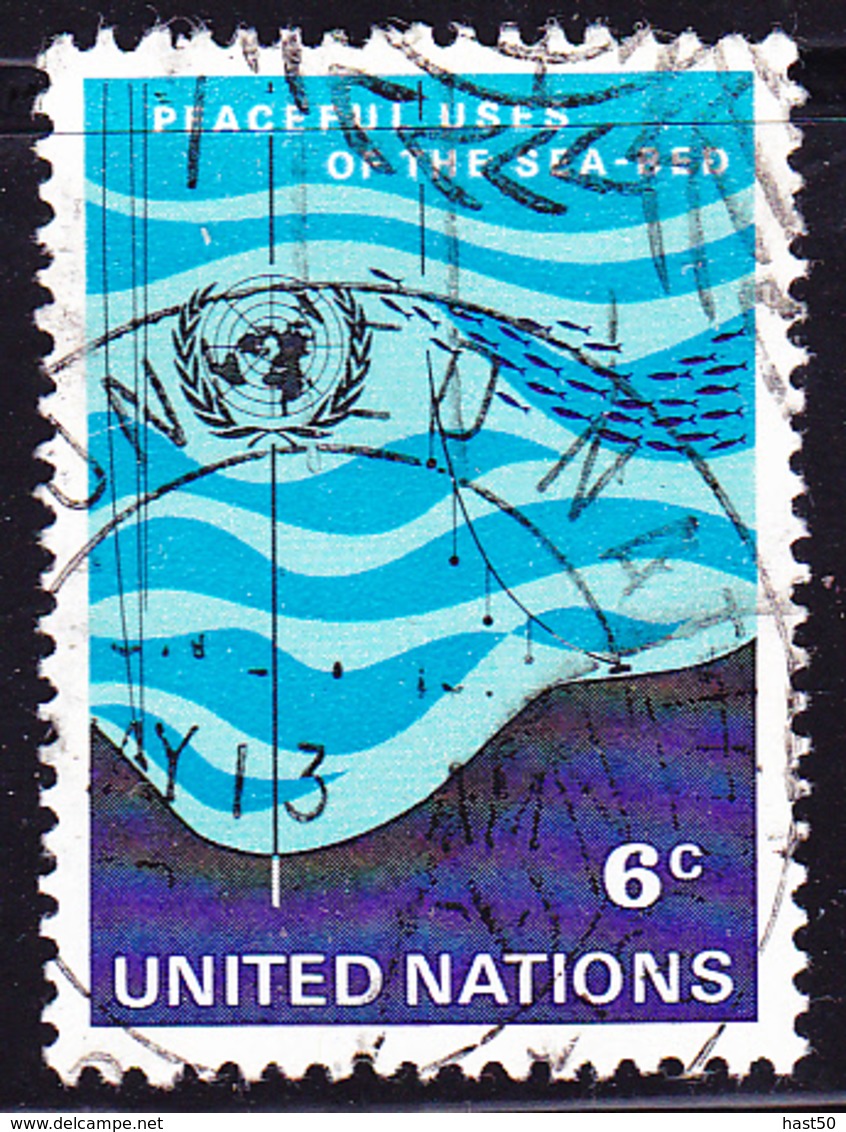 UN New York - Friedliche Nutzung Des Meeresbodens (Mi.Nr.: 231) 1971 - Gest Used Obl - Used Stamps