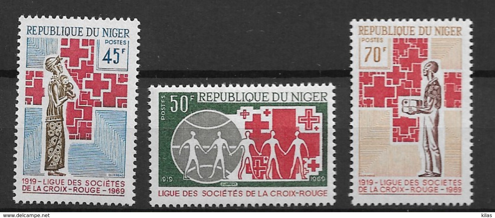 NIGER 1969 RED CROSS - Cruz Roja