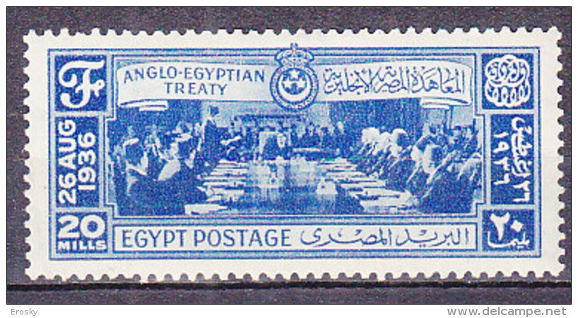 A0495 - EGYPTE EGYPT Yv N°186 * TRAITE ANGLO EGYPTIEN - Unused Stamps