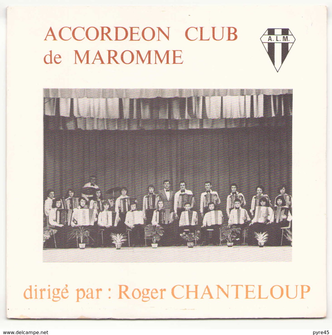 45 TOURS ACCORDEON CLUB DE MAROMME VA 7901 GRANADA / AIMER BOIRE ET CHANTER - Instrumental