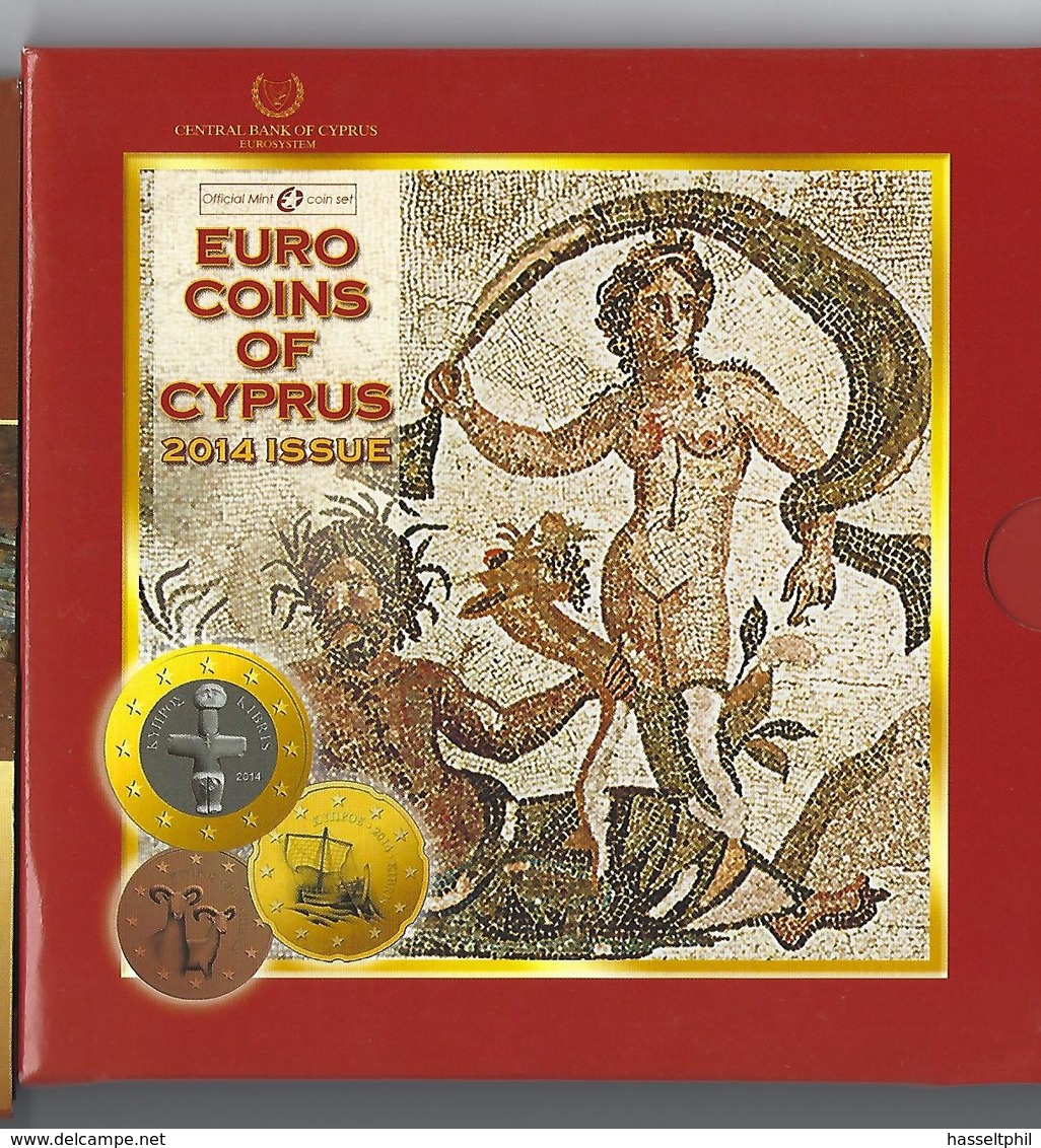 CYPRUS  EUROMUNTEN BU-set 2014 -  VOLLEDIGE REEKS - Chypre