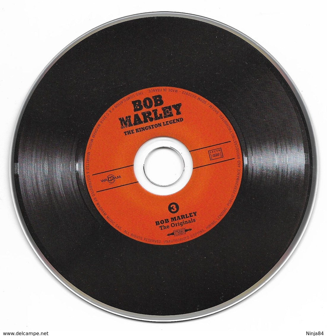 5 CD  Bob Marley   "  The kingston legend  "