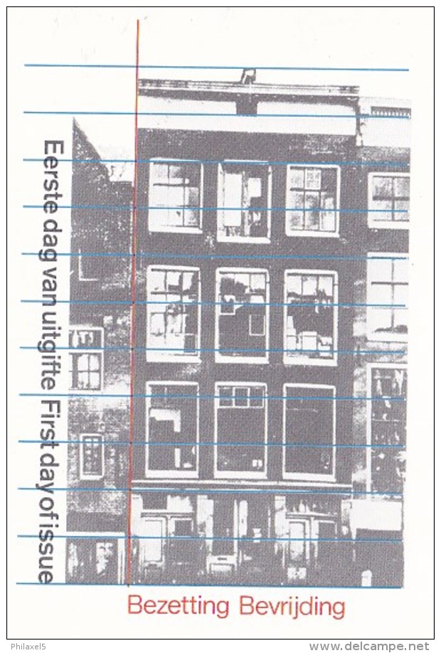 Nederland - FDC - Bezetting En Bevrijding - Voedseldropping/Anne Frank/Het Achterhuis/Amsterdam - NVPH E182 - Donne Celebri