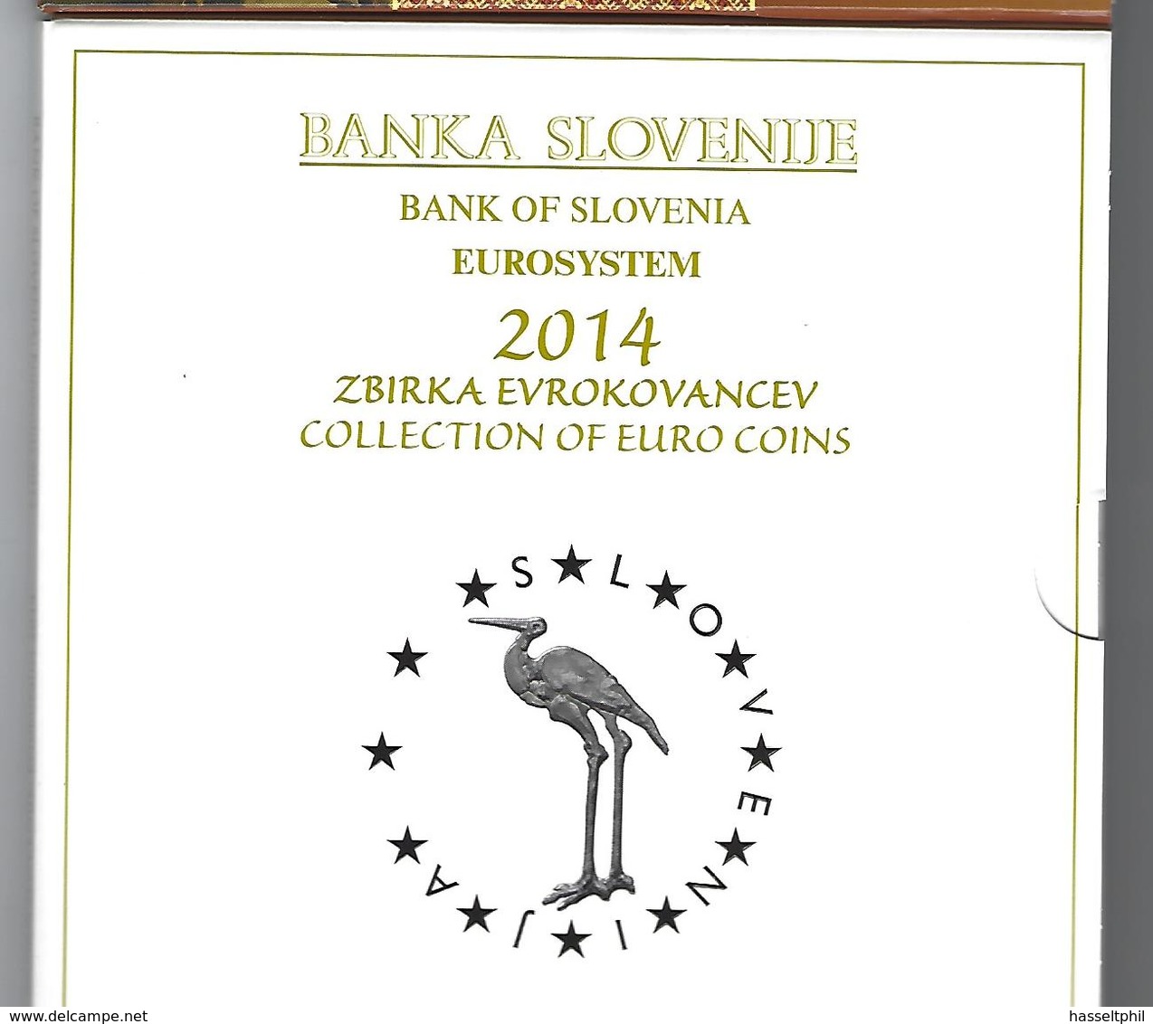 SLOVENIE EUROMUNTEN BU-set 2014 -  VOLLEDIGE REEKS + 3 EURO - Slovenia