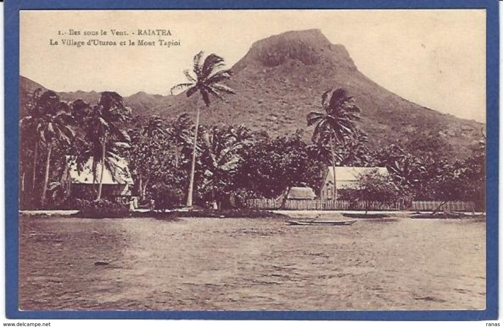 CPA Tahiti Océanie Océania Polynésie RAIATEA Non Circulé - Polinesia Francese