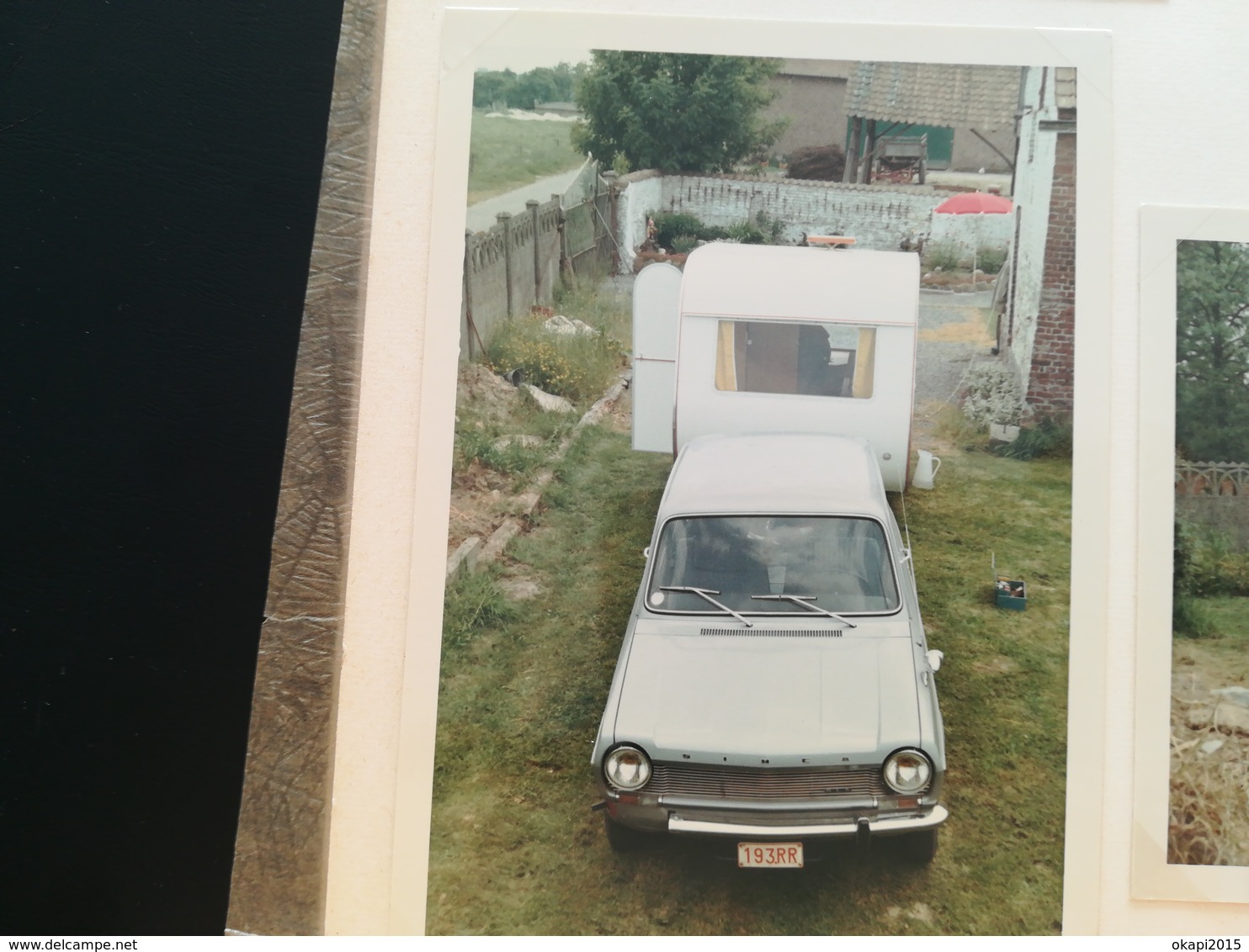 COUPLE VACANCES CAMPING EN ESPAGNE MER LOT 13 PHOTOS ORIGINALES EN COULEURS  ANNÉE 1964 - Luoghi