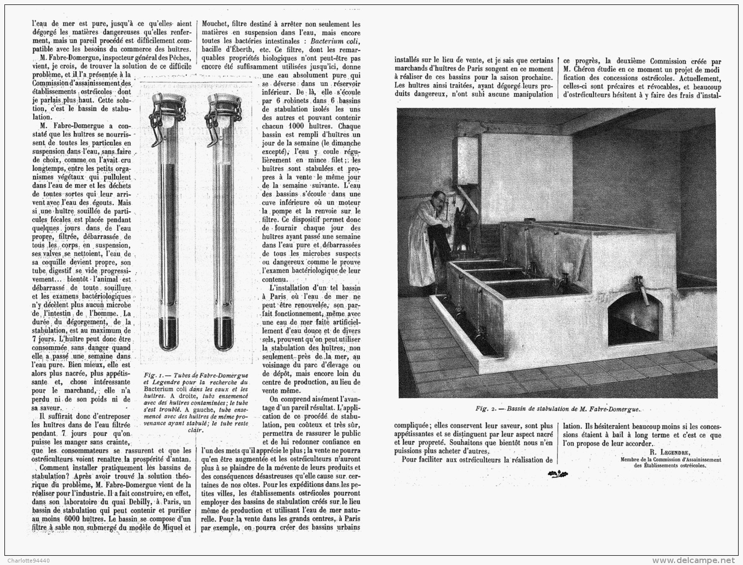 LA STABULATION DES HUITRES    1912 - Other & Unclassified