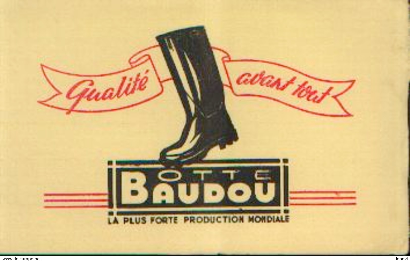 Buvard – Botte BAUDOU - B