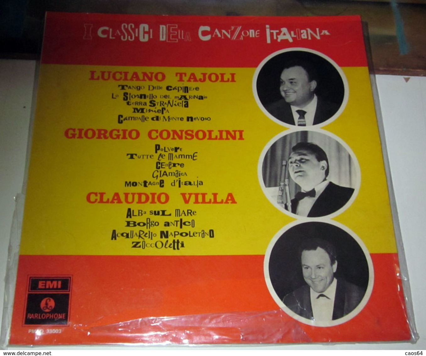 LUCIANO TAJOLI GIORGIO CONSOLINI CLAUDIO VILLA I CLASSICI DELLA CANZONE ITALIANA - Autres - Musique Italienne