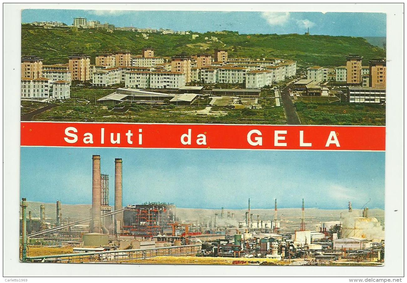 SALUTI DA GELA - VIAGGIATA FG - Caltanissetta