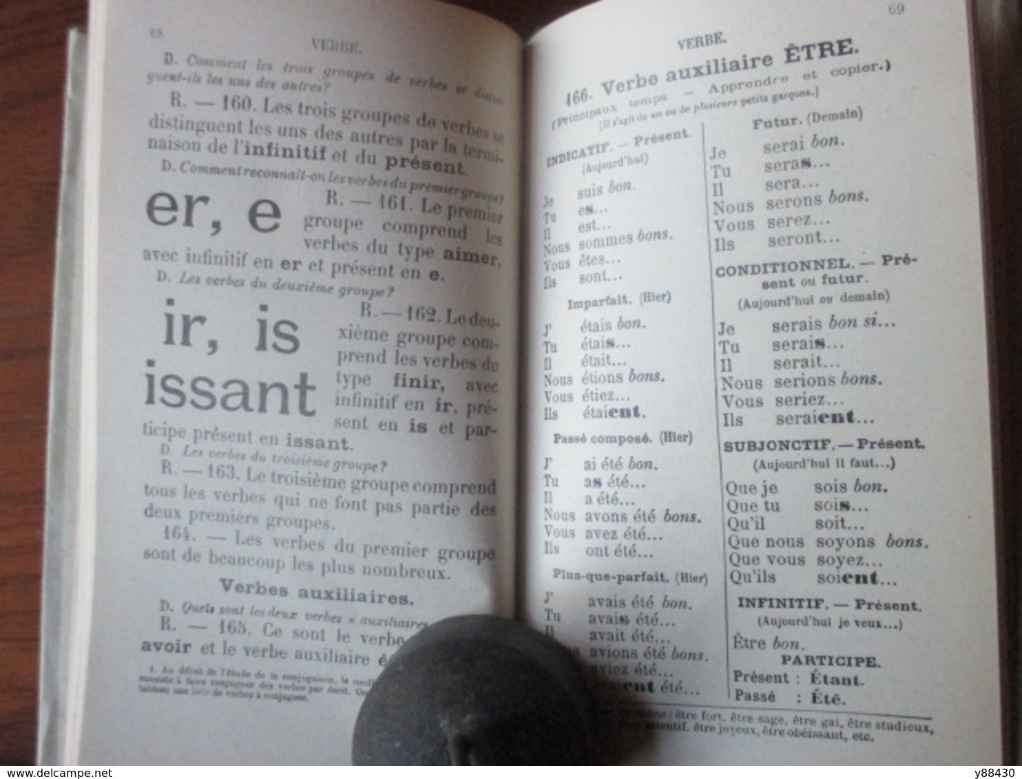 Livre - GRAMMAIRE - L'Année Préparatoire de 1936 - par LARIVE & FLEURY - Cours Elémentaire - 114 pages - 13 photos