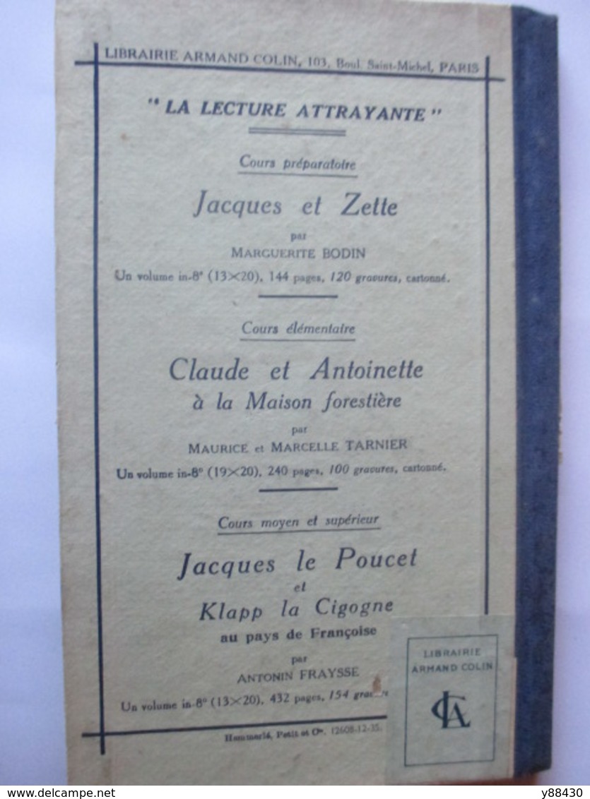Livre - GRAMMAIRE - L'Année Préparatoire de 1936 - par LARIVE & FLEURY - Cours Elémentaire - 114 pages - 13 photos