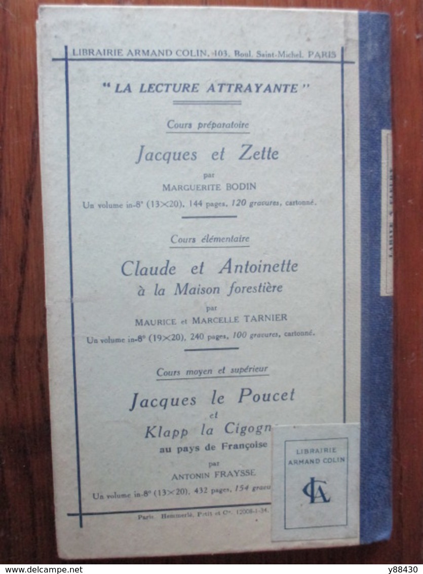 Livre - EXERCICES FRANCAIS année Préparatoire de 1934 par LARIVE & FLEURY - Cours Elémentaire -114 pages -12 photos