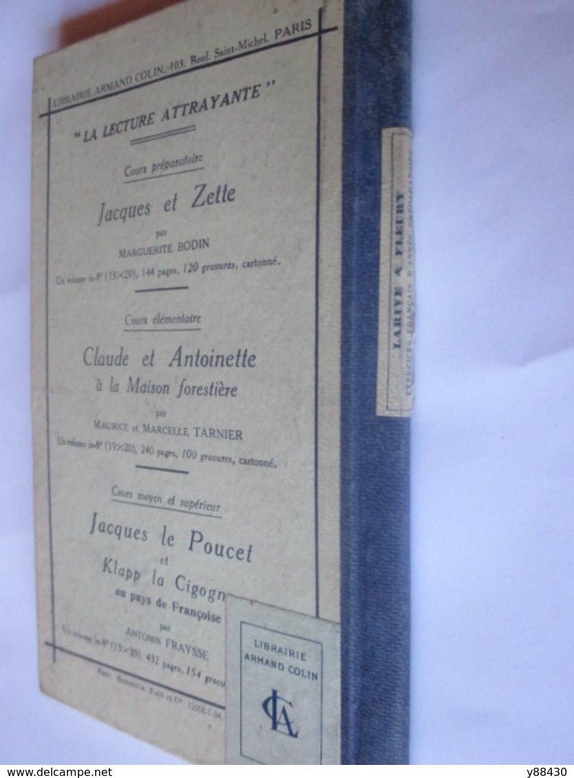 Livre - EXERCICES FRANCAIS année Préparatoire de 1934 par LARIVE & FLEURY - Cours Elémentaire -114 pages -12 photos