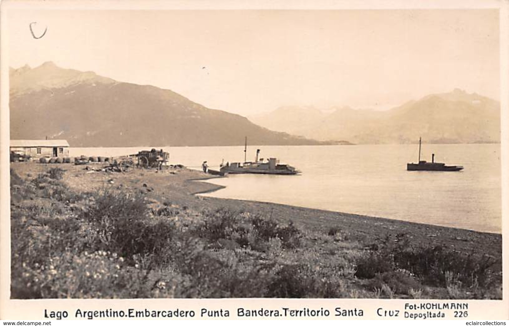 Argentine.      Territorio Santa Cruz   Lago Embarcadero     Carte Photo               (voir Scan) - Argentina