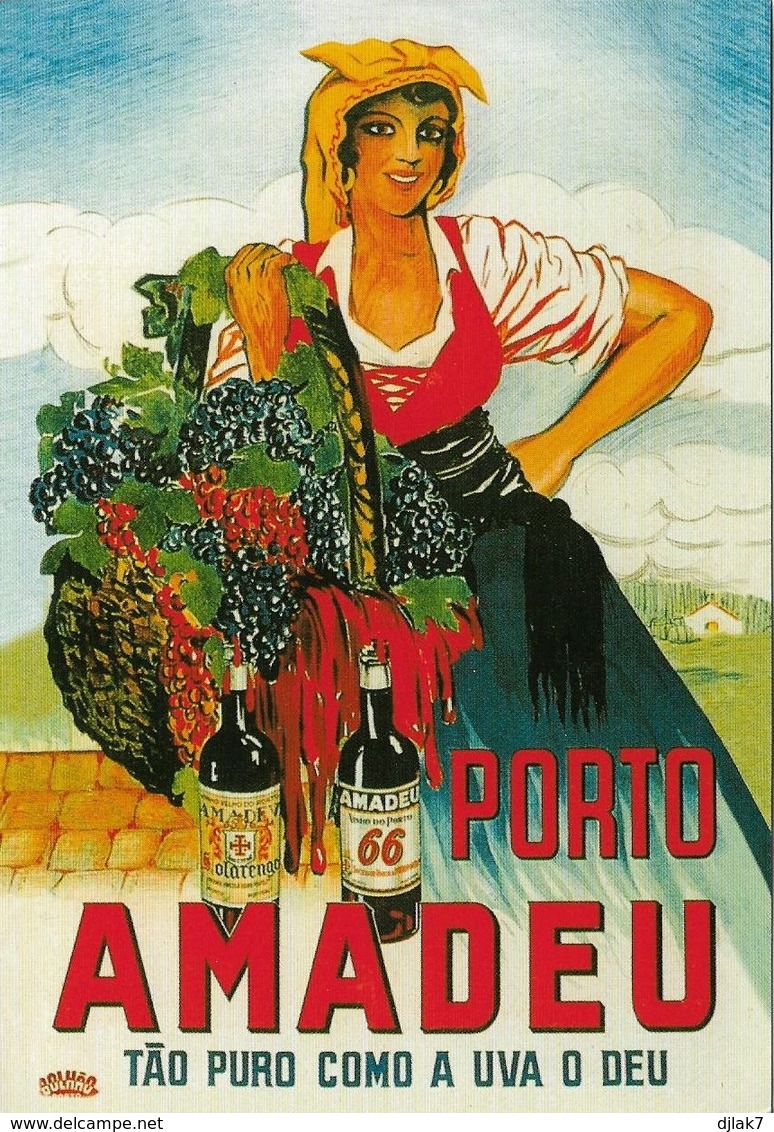 Publicité Portugaise Porto Amadeu (2 Scans) - Publicité