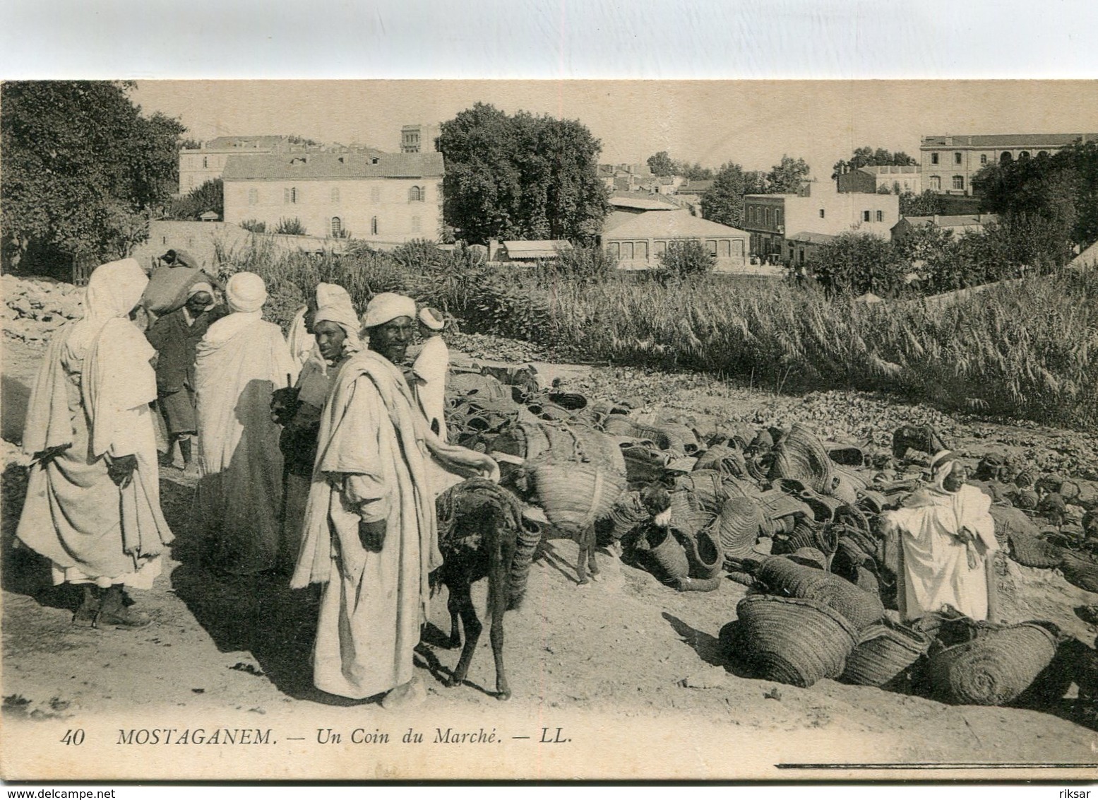 ALGERIE(TYPE) MOSTAGANEM(MARCHE) - Scènes & Types