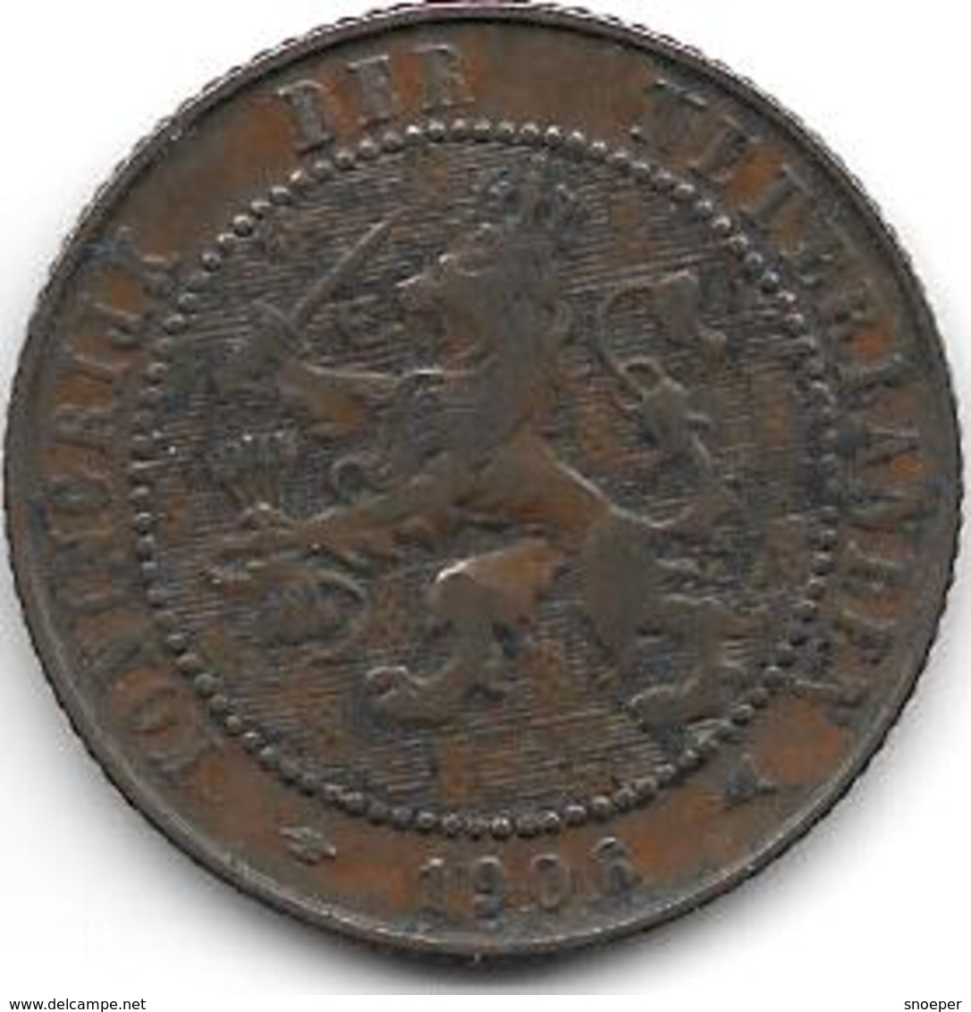 *netherlands 2,5 Cents 1906 Km 134   Vf - 2.5 Cent