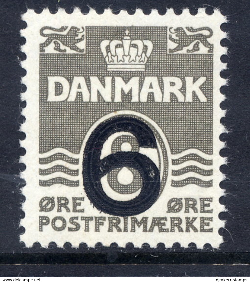 DENMARK 1940 Surcharges 6 On 8 Øre  Type I MNH / **.  Michel 254 I - Nuovi