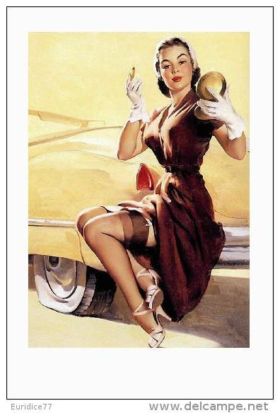 Pin Ups Of GIL ELVGREN Postcard RPPC - (63) Jill Needs Jack, 1950 - Size 15x10 Cm.aprox. - Pin-Ups