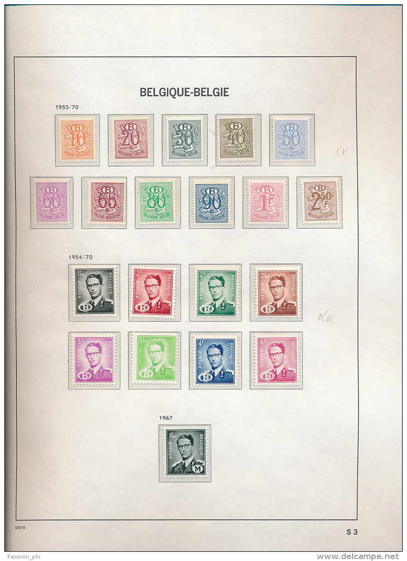 BELGIQUE BELGIE BELGIUM SERVICE DIENSTPOST  +... SELECTION MNH XX AND LH X - Otros & Sin Clasificación