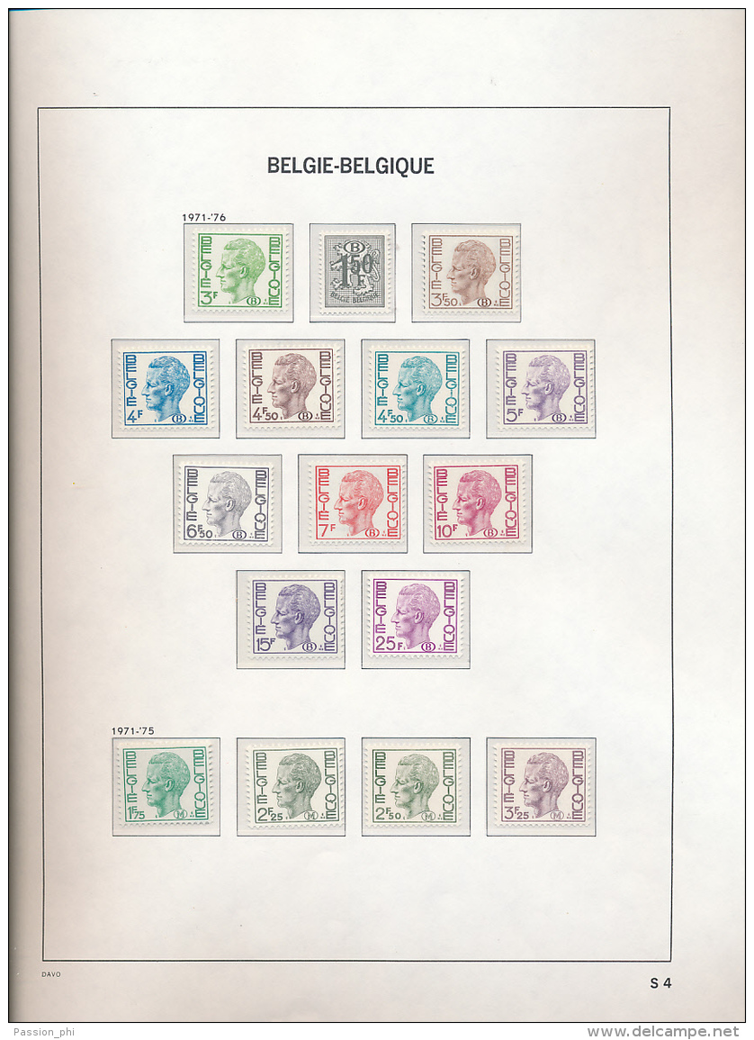 BELGIQUE BELGIE BELGIUM SERVICE DIENSTPOST  +... SELECTION MNH XX AND LH X - Otros & Sin Clasificación