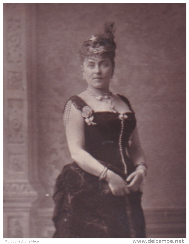 250918B - PHOTO ANCIENNE ARTISTE 1900 CELEBRITE OPERA COMEDIE - BLANCHE PIERSON Comédie Française ILE DE LA REUNION - Célébrités