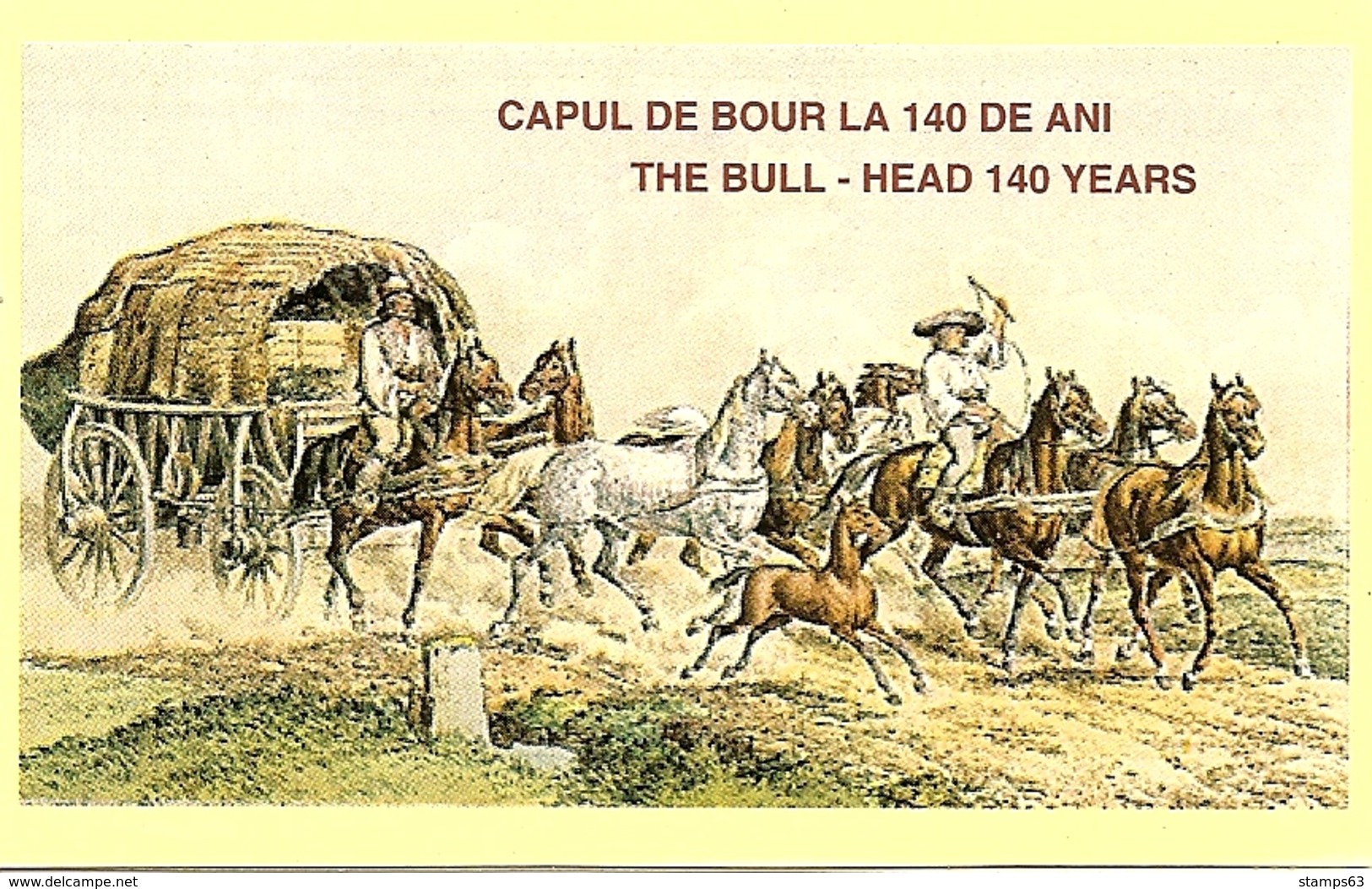 ROMANIA, 1998, Booklet 14, Stamps Moldova 140 Years - Markenheftchen