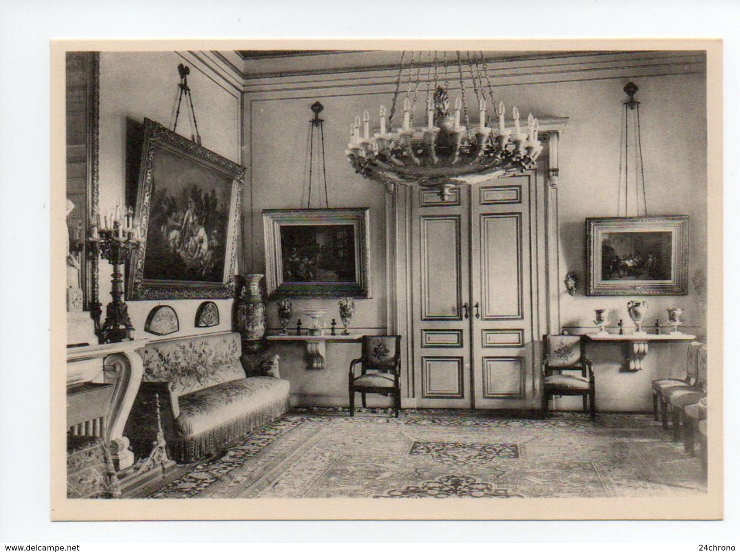 Belgique: Morlanwelz, Chateau De Mariemont, Le Grand Salon, Lustre (18-2853) - Morlanwelz