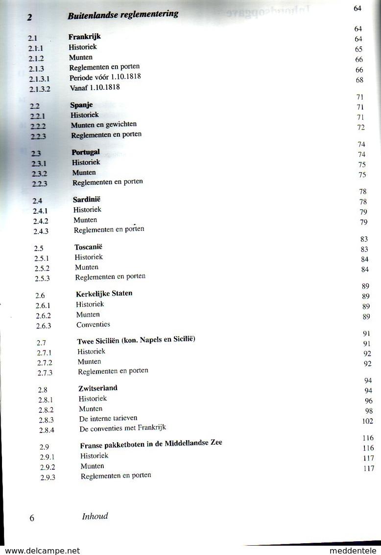 De Post NAAR De Nederlanden Par Cl. Delbeke 588 Pages Hardbound - Philatelie Und Postgeschichte